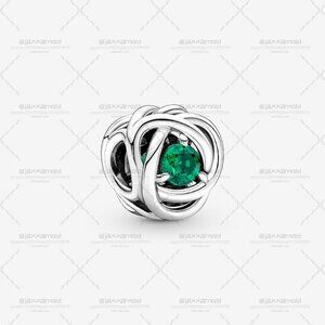 Pandora May Green Eternity Circle Charm